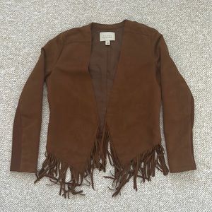 Women’s faux suede jacket